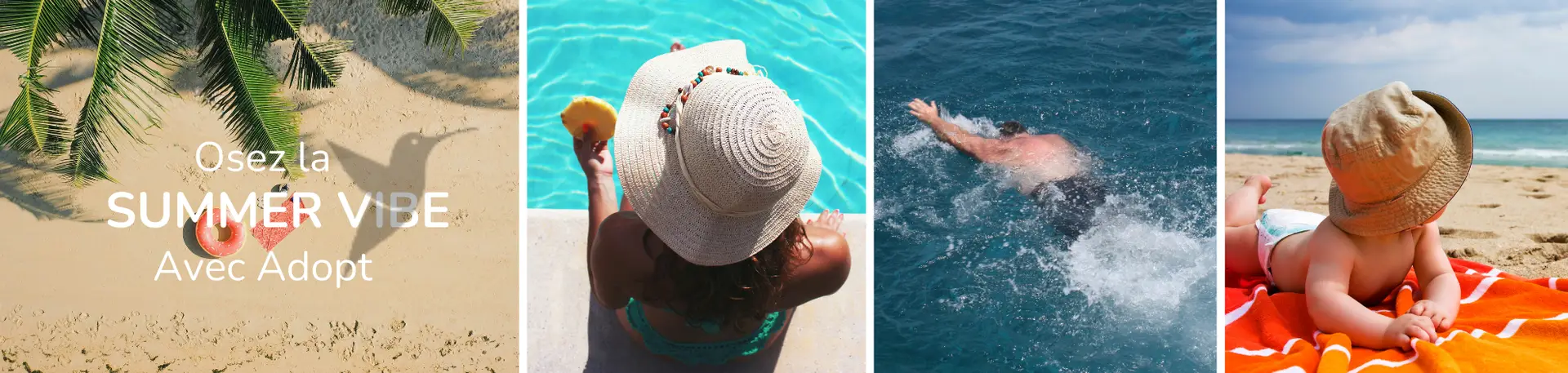 Stylish Aesthetic Summer Photo Collage Banner (1980 x 471 px) (4)